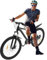 Tyvotrend 26 Zoll Fahrrad, Mountainbike mit 21-Gang Schaltung, Verstellbaren Sattel 80-95 cm, Schutzblechen, für Erwachsenes Jungen Mädchen Damen und Herren, bis zu 100 kg