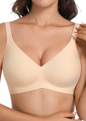 Kohentact Reggiseno Senza Fili Push-up, Bralette Senza Cuciture – Comfort e Supporto Quotidiano