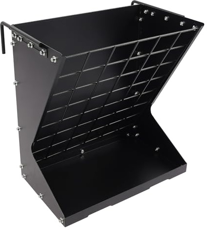 Grande montagna di fieno per pecore e capre, rettangolo di fieno 2 in 1, capacità di carico 30 kg, per fattorie, cortili, 56,61 x 33,27 x 59,94 cm