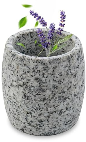 TUZHE Ciotola evaporatrice per sauna in granito, 7,5 x 7,5 cm, accessorio per sauna per cristalli di mentolo e oli, ciotola aromatica resistente al calore come regalo