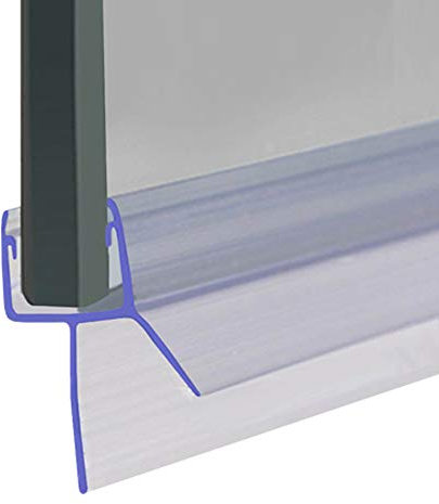 Shower Seal for Screens, Doors or Panels | Fits 10, 11 or 12mm Glass | Straight Fin Shape | Seals Gaps of Up to 23mm | 80cm, 90cm, 140cm or 2m Long | SEAL035 (80cm)