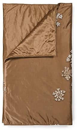 ESSENZA Tagesdecke Lauren Cinnamon Blumen Blüten Rosen Pflanzen Quilt Zimt Überwurf, Größe:135 x 170 cm