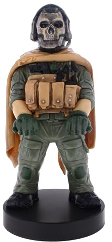 Cableguys Call of Duty Ghost Warzone Controller Holder & Phone Stand - Gaming Accessories for Room and Desk Setup, Holder Compatible with Xbox, PlayStation & Most Standard Game Controllers