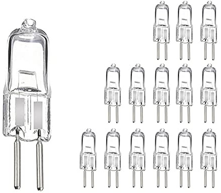 15pcs G5.3 24V 20W / 35W / 50W / 70W / 100W / 150W / 250W Bombillas de luz halógena Lámparas de cápsula de larga duración Lámparas de cápsula blanca clara Bombillas de iluminación interior-G5.3-24v-
