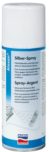 RL24 - Silberspray – Sprühpflaster für Tiere – Spray zum Schutz vor Schmutz & Umwelteinflüssen – filmbildendes & atmungsaktives Pflasterspray – Horn- & Hautpflege – 1 x 200 ml
