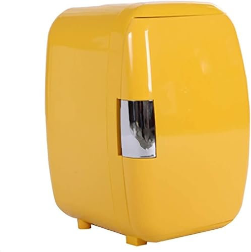 JvFbjLF 16 Litre Yellow Mini Fridge, Car Fridge, Electronic Freezer, Portable Mini Fridge