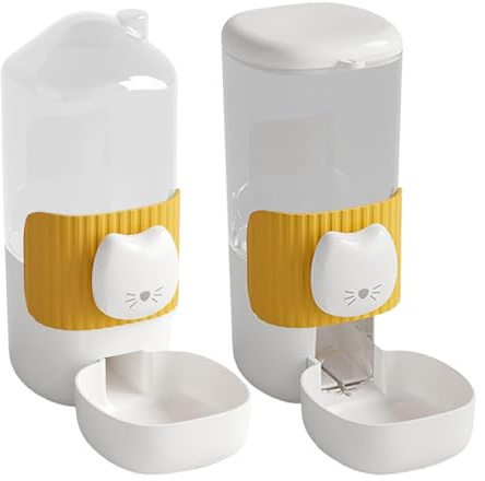 Automatisk kattmatare - Automatiska matare för | Automatisk kattmatautomat | Kattmatdispenser | Kattmatmatare och vattendispenser, kapacitet dispenser för husdjur hundar, valpar, kattungar