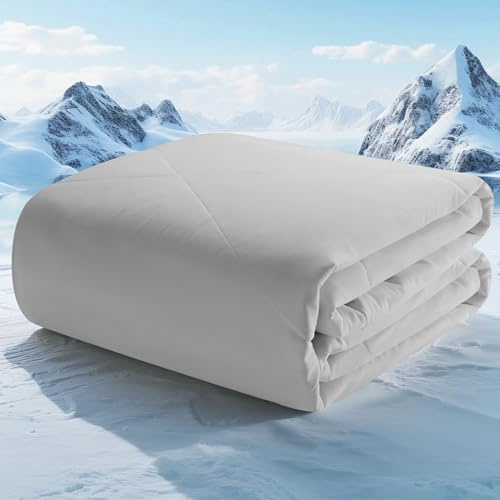 Autsel Sommarfilt med Kylfiber, Kylfilt för Säng är Mjuk och Frisk Andningsbar på Båda Sidor Hjälper till att Sova, 150x200cm