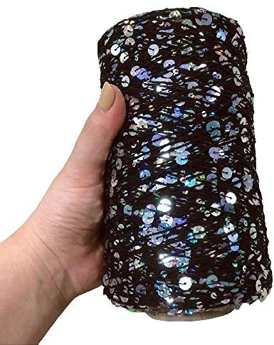 Handstrickgarne 50G / Ball / 140M Baumwollgarn 6 / 3Mm Spezielles Paillettengarn Bekleidungszubehör Puppenstrickgarn-01_1 Stück