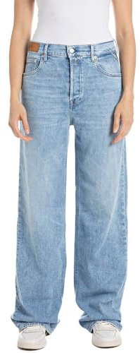 Replay Damen Jeans Cary, Light Blue 010 (Blau), 28W / 32L