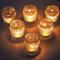 Vohocandle Klare Teelichthalter Glas mit 12, Teelichtgläser Vintage als Hochzeitsgeschenk, Transparenter Teelichtglas Weihnachten als Raumdekoration und Weihnachtsdekoration (5.5 cm x 6.5 cm)