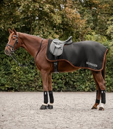 Waldhausen Regen Ausreitdecke Perth 50g, schwarz, VB