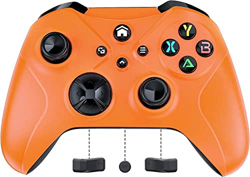 FOIRCEADAL Wireless Controller for XBO X-One [Need Window Upgrade S/X PC, 3.5 mm Audio Built Speakers, Adaptive Gaming WiFi Turbo/Vibration/Gyro/Wake-up function
