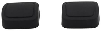 2X Copertura in gomma nera for pulsante maniglia porta Keyless Go adatta for Mercedes W220 S350 S430 S500 S55 Accessori for veicoli