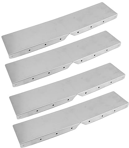 EIMSOAH Protections de Gouttière en Aluminium pour la Protection contre les Débordements D'eau de Pluie pour les Toits en Bardeaux de Maison, 4 Anti-éclaboussures de Gouttière, Applicables pour la