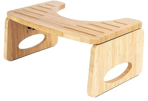 Sgabello Per Toilette Tozzo - Sgabelli Pieghevoli In Legno, Vasino, Sgabelli Per Piccoli Bagni | Sgabello Pieghevole Per Cacca Creativo Di Lunga Durata, Adatto Ai Viaggi, Per Adulti E Bambini, Compatt