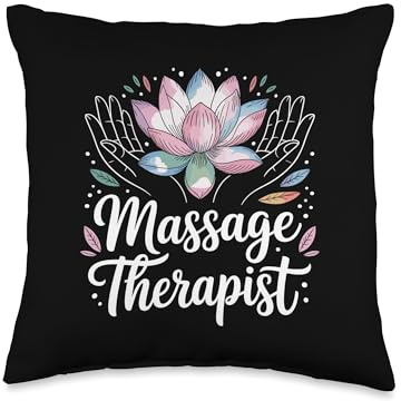 Massage Therapist Massage Therapy Throw Pillow
