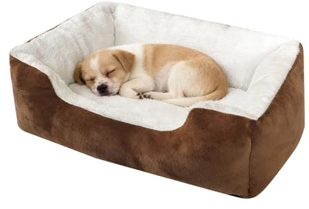 bayicie Letto rettangolare per animali domestici, comodo divano ortopedico per gatti, letto calmante per cani e gatti, disponibile in varie misure e colori