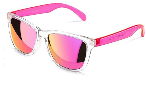 COLOSSEIN Sunglasses Womens Square UV400 Mirrored Lens for Vacation