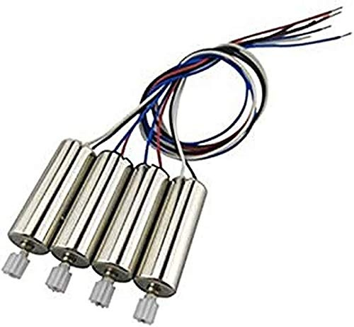 YUNIQUE Italien 4 st Motorer för RC Drone Quadcopter Syma X5 X5C JXD385 V272 H107 (2 timmarsmotorer + 2 moturs)