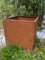 Zen Man Edelrost Garten Schale Pflanzschale Rost Gartendeko Blumentopf Pflanzkübel Stahlblech 1mm (031987-3: 40 * 40 * 40cm)