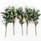 5 piezas de plantas de oliva artificiales, ramas, frutas, ramas, hojas en verde, interior y exterior, decoración de vegetación artificial, decoración de vegetación sintética, arreglo floral (verde)