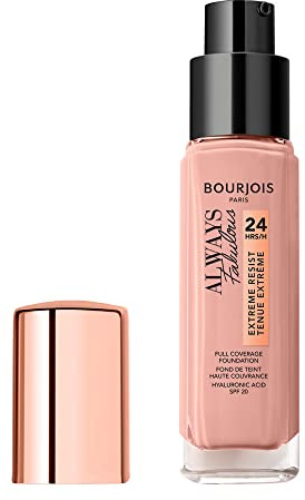 Bourjois Always Fabulous Fondotinta Coprente Liquido a Lunga Durata con SPF 20, 405 Rose Honey, 30 ml