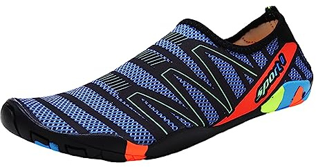 Treer Water Shoes Women Mens, Outdoor Beach Aqua Swim Barefoot Shoes Quick Dry Lightweight 5-10 UK Water Shoes for Pool, Seaside Sports, Beach