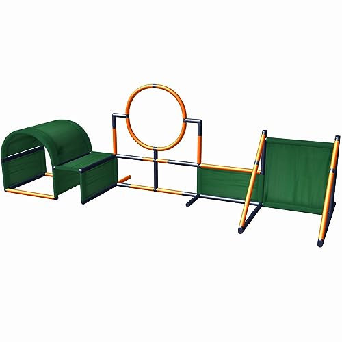 move and stic Hundesportanlage - Welpen Hundeparcour Dog Agility Übung Hundesport Training Parcour - Minka und Fred 6997