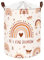 Clastyle Regenbogen Kinder Wäschekorb mit Henkel Faltbar Kleidung Spielzeug Aufbewahrungskorb Mädchen Aufbewahrungsbox für Babyzimmer Bad, Schmetterling, 40 * 50 cm