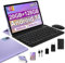 Tablette 10 Pouces Tablette Android 14 tablette tactile 20GO RAM + 128GO ROM (1tb TF) Widevine L1/ 5GWiFi 6/ Bluetooth 5.0/Octa-Core Tablette avec Clavier et Souris + Assurance écran d'un an-Violet