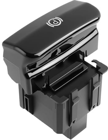 Bouton frein à main, Interrupteur de frein à main électronique OEM 470703, bouton frein de parking pour C4, C4 Picasso 1, Grand Picasso 1, DS4 (2006-2019) 3008 5008, Noir brillant
