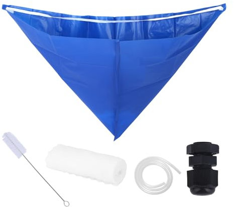 lasuroa 5pcs Mini Split Cleaning Kit, Waterproof PVC Air Conditioner Cleaning Cover with Hose Brush Towel AC Maintenance Kit Fits Systems 23-39 Inch Long