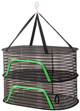 Mesh de pescado de secado plegable: rejilla de almacenamiento plegable portátil, deshidratador de colgantes transpirable | Equipo de secado solar de Durablle, rejilla de malla al aire libre para hierb