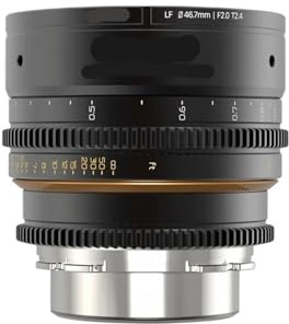 Objetivos de Cine fijos DULENS APO Mini de 31 mm, 43 mm, 58 mm y 85 mm T2.4, Formato Completo, Manual, Gran Apertura, compatibles con cámaras Canon EF PL.(21mm T2.6,Canon EF)