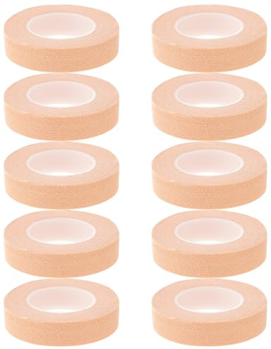 iplusmile Lot de 10 Rubans Adhésifs pour Doigts en Coton Respirant Couleur Chair Bande de Doigt pour Guzheng et Cithare Chinoise Protection Antiallergique pour Adultes et Garçon et Filles