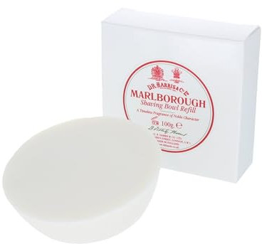 D.R. Harris Sapone barba Marlborough ricambio 100 g, unico, standard