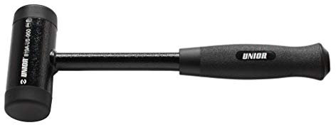 Unior Martillo de golpe muerto: negro, 45 mm