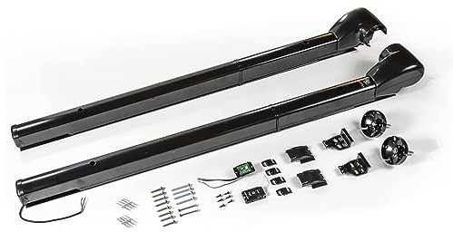 Carefree Compass 12V Electric Motorized RV Awning Arm Set – Automatic, Self-Leveling, Durable Aluminum, Motor Included – Replaces Carefree Longitude 12V Arms (Black)