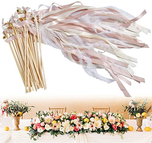 Wedding Wands Lemotoy 30Pcs Zauberstäbe Luftschlangen Mit Glocke Fürfür Hochzeit, Weihnachten, Geburtstag, Party- Sekt