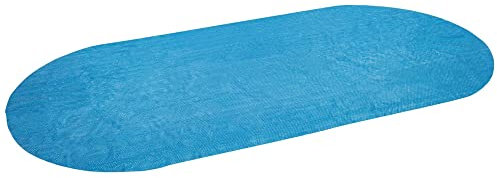 Bestway Flowclear - Cubierta Ovalada de Calor Solar de 14 pies x 8 pies de 2 Pulgadas para Piscinas elevadas y enterradas, Color Azul (Solo Cubierta)