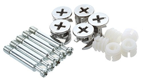 Janasiba Moebel - Herrajes de conexión con y pre-roscados (5 unidades)