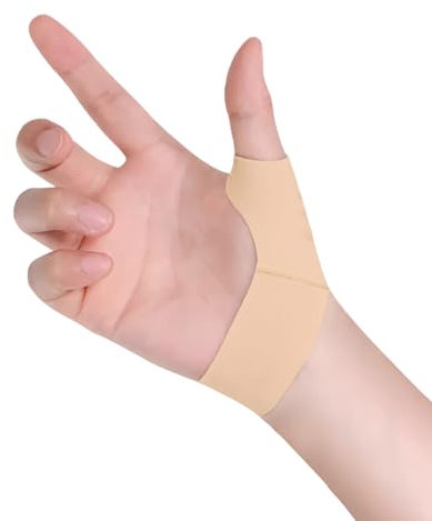 Daumen Handgelenkstütze, Atmungsaktive Handgelenk Kompressionsbandage, Leichter Handgelenkstütze, Verstellbare Daumenbandage, Daumen Auskleidung, Hochelastisch & Langlebig, zur Schmerzlinderung (R)