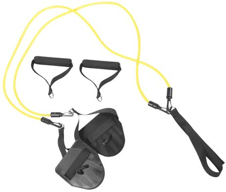 MOBUTOFU Einstellbarer Schwimmgürtel Für Pool Schwimm Widerstandsband Schwimmgeschirr Statischer Schwimmgürtel Schwimmübungsgerät Für Erwachsene Und Kinder Widerstandstraining Im