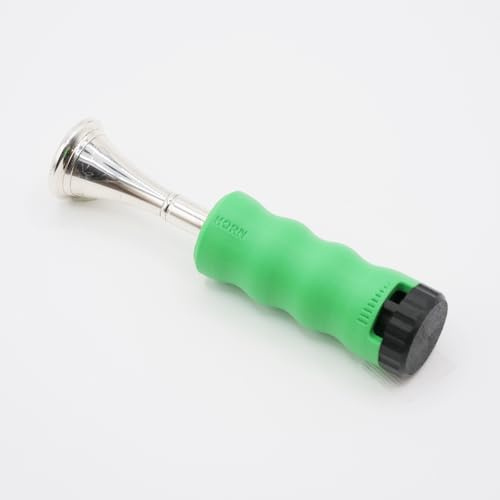 French Horn Mouthpiece Buzzing Practice Tool â Anywhere Practice & Warm-up â One-Touch Adjustable Resistance - BRASS BUZZ TRAINER (Green)