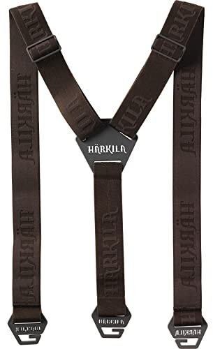 Härkila Tech braces | Professionelle Jagd Kleidung & Jagd Zubehör für Herren & Damen | Skandinavische Qualität Made to Last | Willow green/Shadow brown, One size