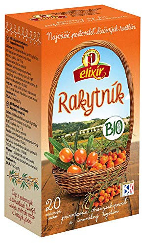 Sea Buckthorn Tea | Pure Natural Herbal Tea Grown in Europe | 20 Tea Bags 60g (1 Pack)