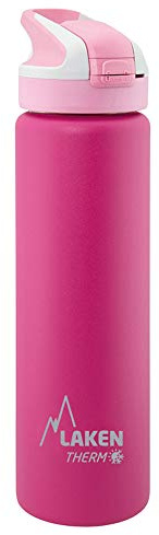 Laken Borraccia termica unisex per adulti con chiusura totale, 0,7 l, rosa, 0,75