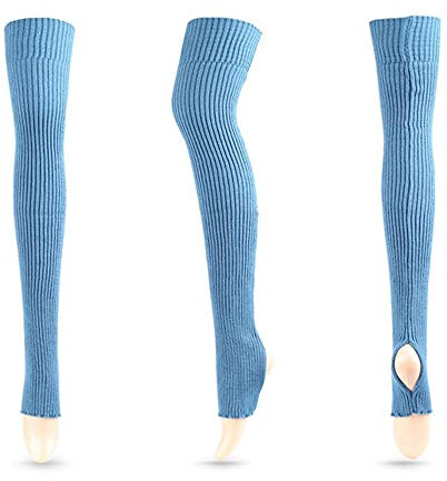 NC 1 Paar Damenmode Stulpen Lange Stulpen Wintermode Gestrickte Warme Stiefel Oberschenkel Hohe Socken Lange Strick Stulpen Über Knie Winter Stulpen Hohe Fußlose Kniestrümpfe