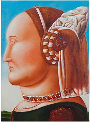 Biscottini Quadro su tela 52x72 cm | Quadro soggiorno pittura ad olio | Quadri ufficio e per la casa